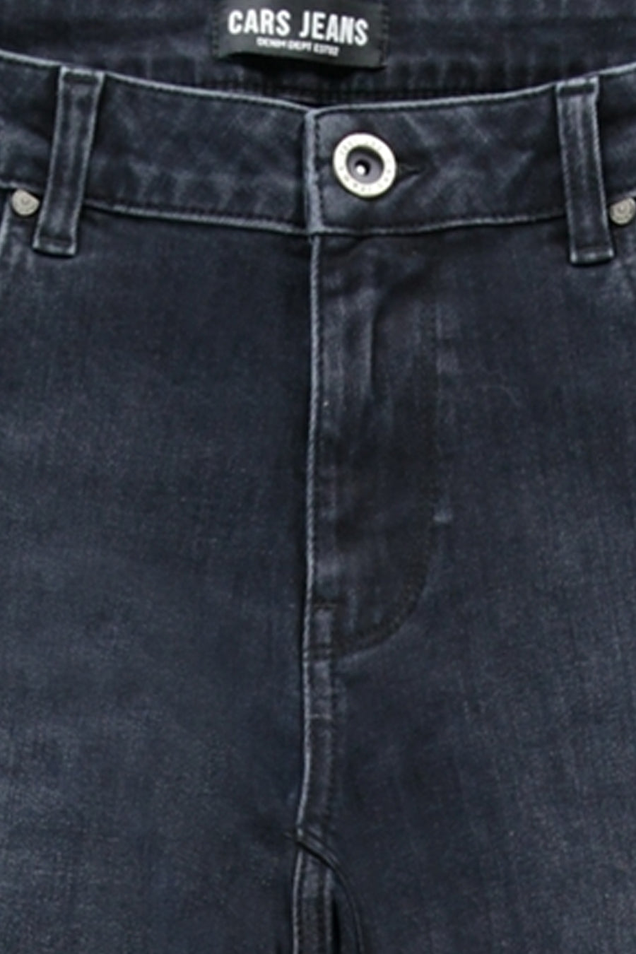 Jeans straight blue black denim - Cars