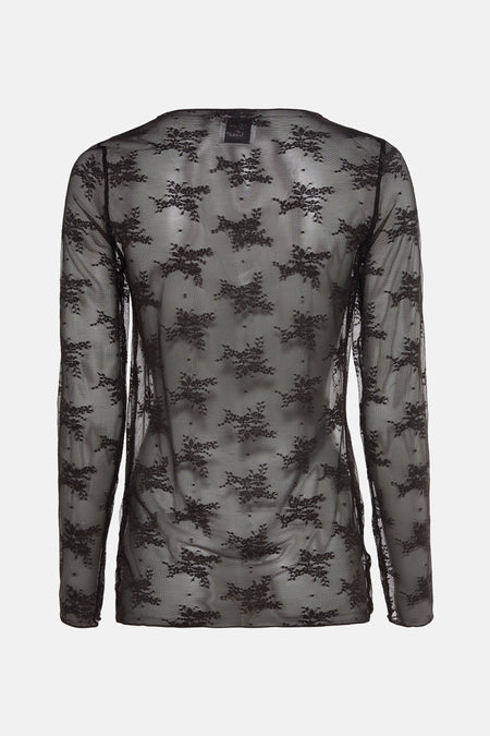 Blouse met lange mouwen - bruin