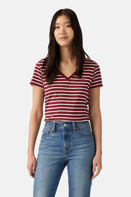 T-shirt met korte mouwen - bordeaux