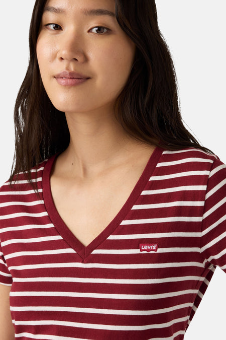 T-shirt met korte mouwen - bordeaux