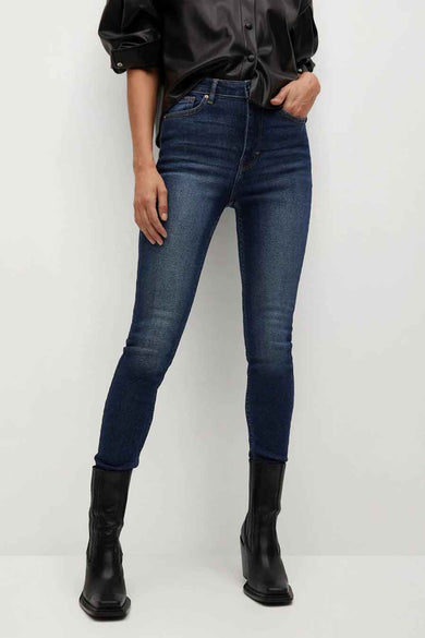 Skinny jeans - mid blue denim