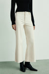 Jeans wide Off white denim - MANGO
