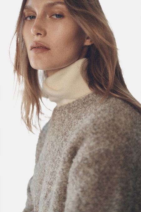 Pull col O Brun - Mango