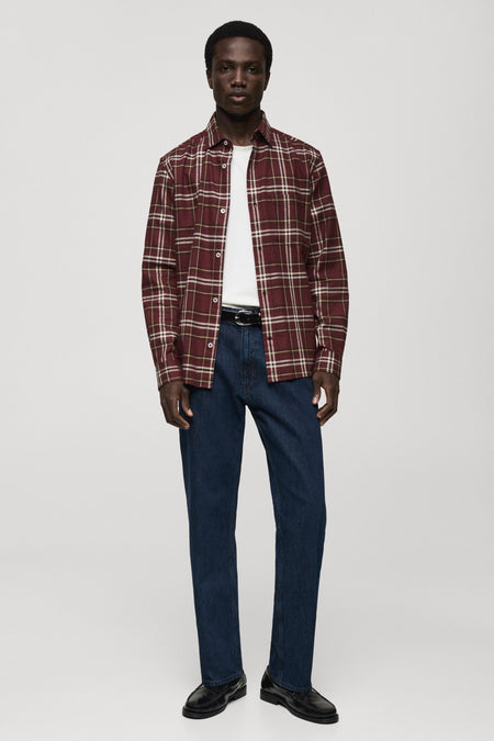 Hemd (lange mouwen) Rood - Mango