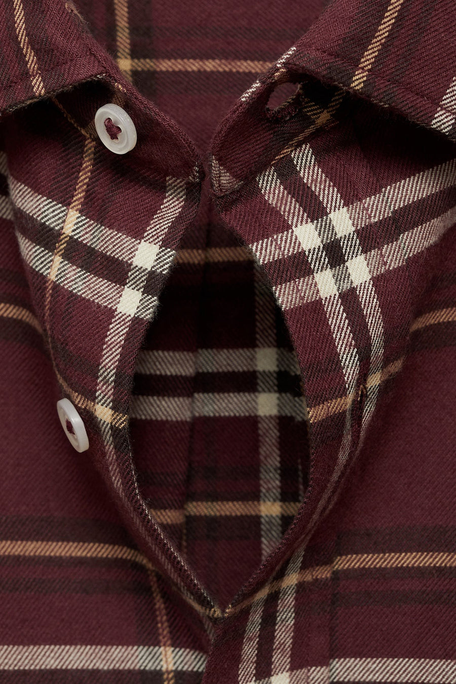 Chemise à manches longues - Bordeaux - MANGO