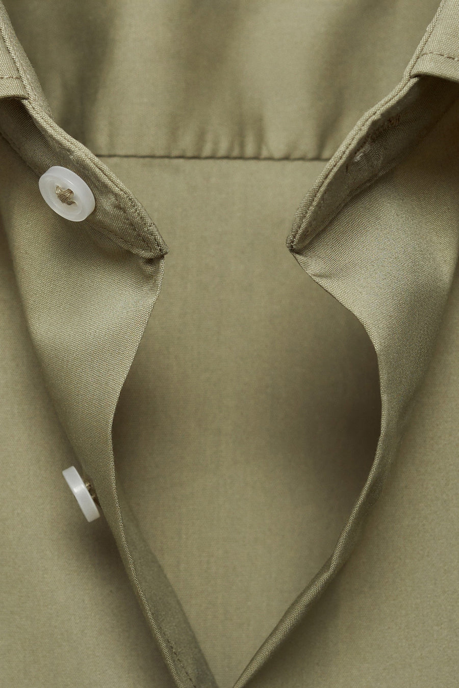 Chemise à manches longues - Kaki - MANGO