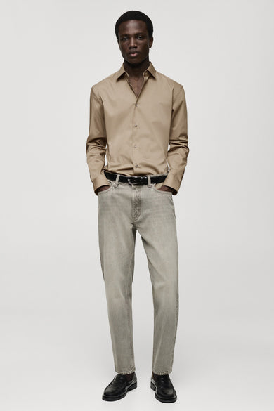 Chemise (manches longues) Brun - Mango
