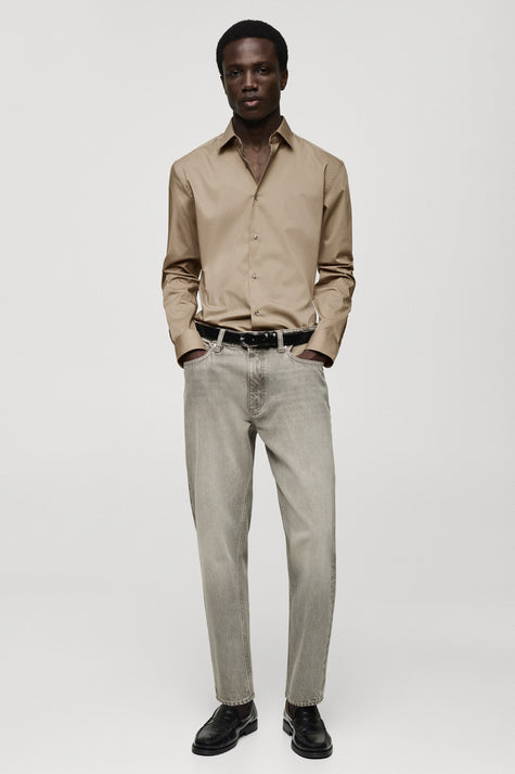 Hemd (lange mouwen) Bruin - Mango