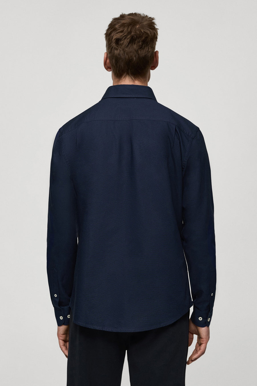 Hemd met lange mouwen - blauw - MANGO