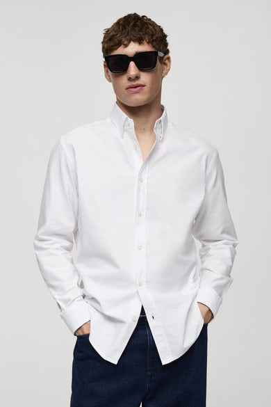 Chemise (manches longues) Blanc - Mango