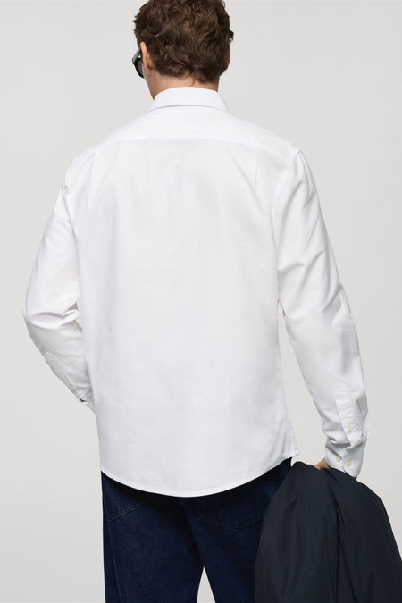 Hemd met lange mouwen - wit