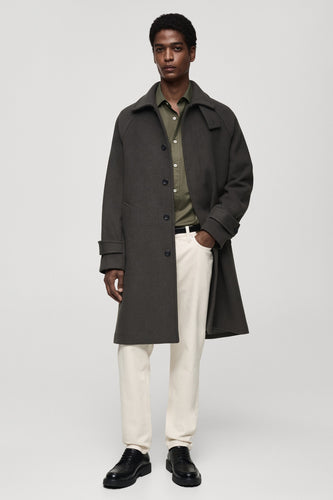 Hemd met lange mouwen - bruin - MANGO