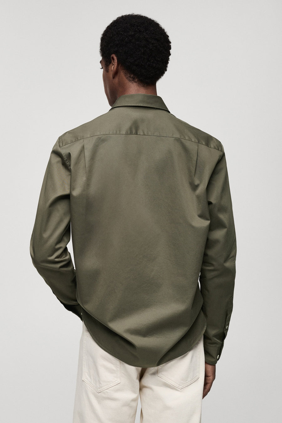 Hemd met lange mouwen - bruin - MANGO