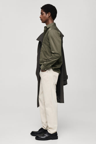 Hemd met lange mouwen - bruin - MANGO