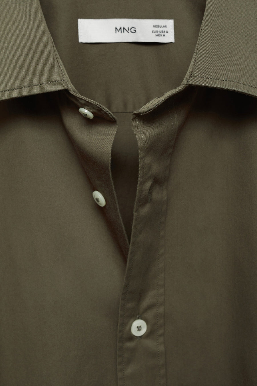 Hemd met lange mouwen - bruin - MANGO