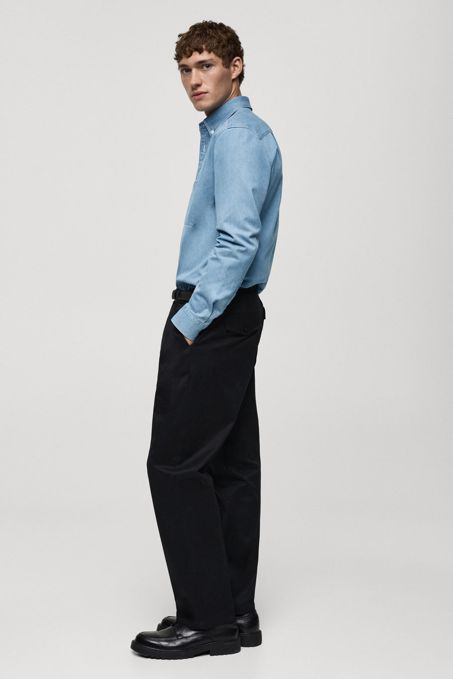 Chemise en jean - mid blue denim - MANGO