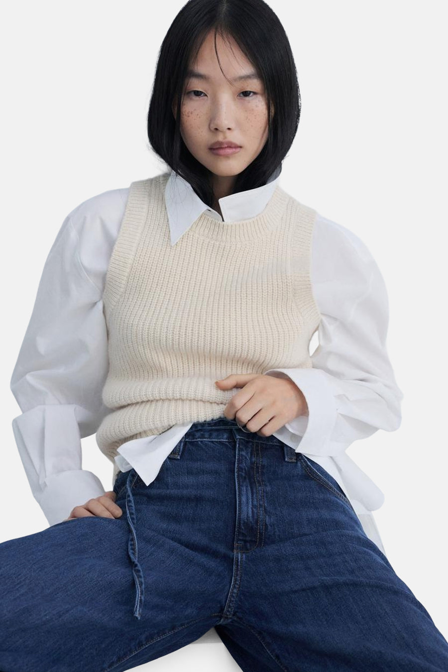 JULIA - dark blue denim - MANGO