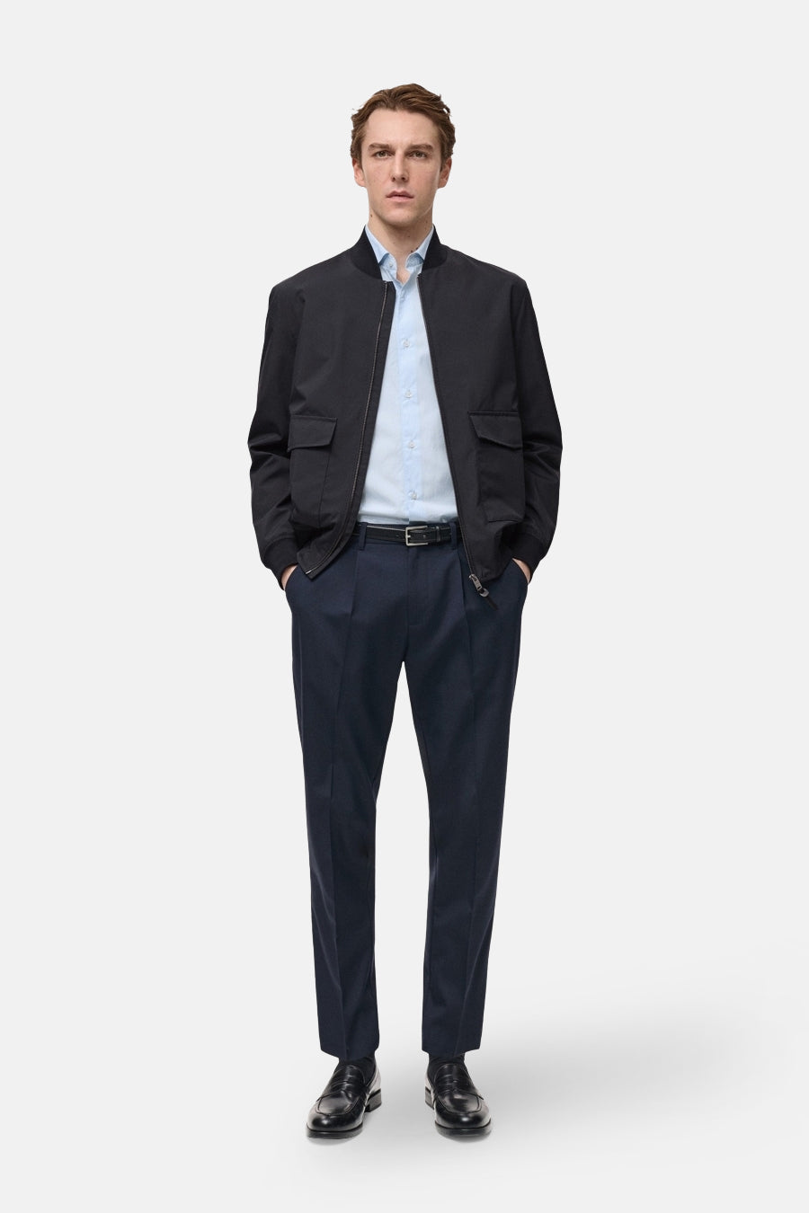 Chemise (manches longues) Bleu - Mango