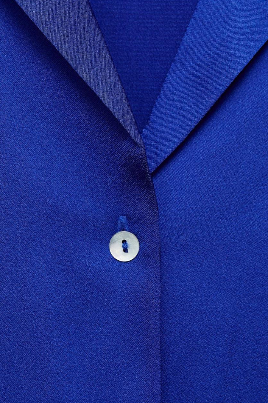 Hemd met korte mouwen - blauw - MANGO