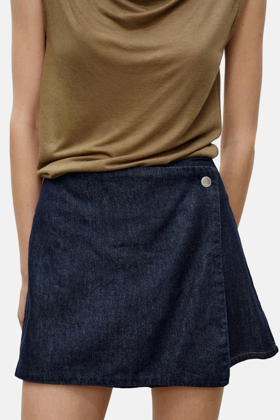 Short - Dark blue denim - MANGO