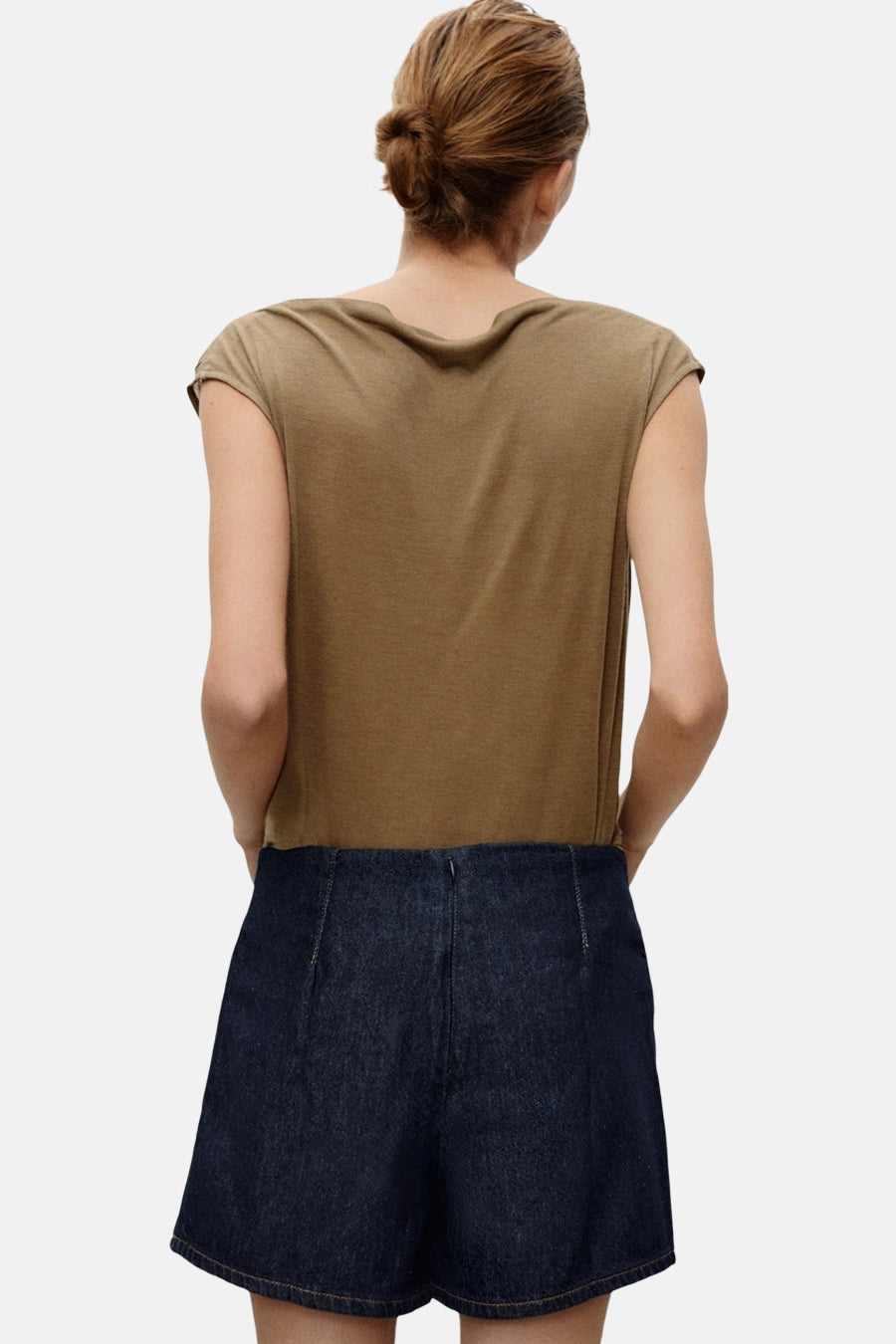 Short - Dark blue denim - MANGO