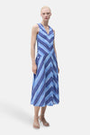 	Dames tops kleed zonder mouw Bleu - MANGO