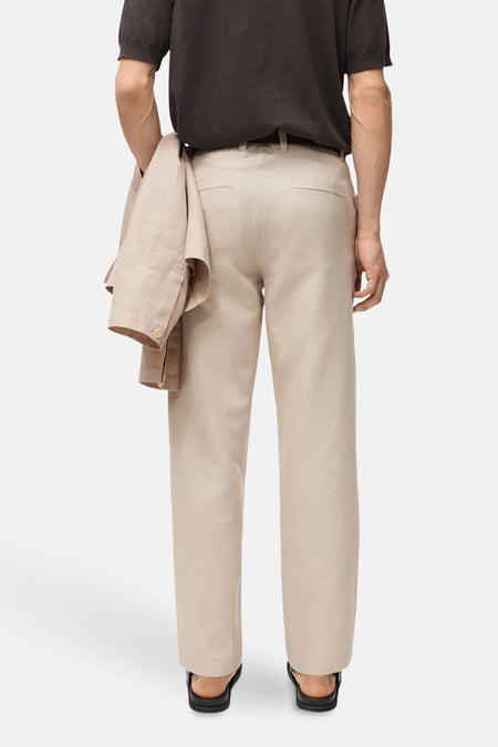 Broek Ecru - MANGO