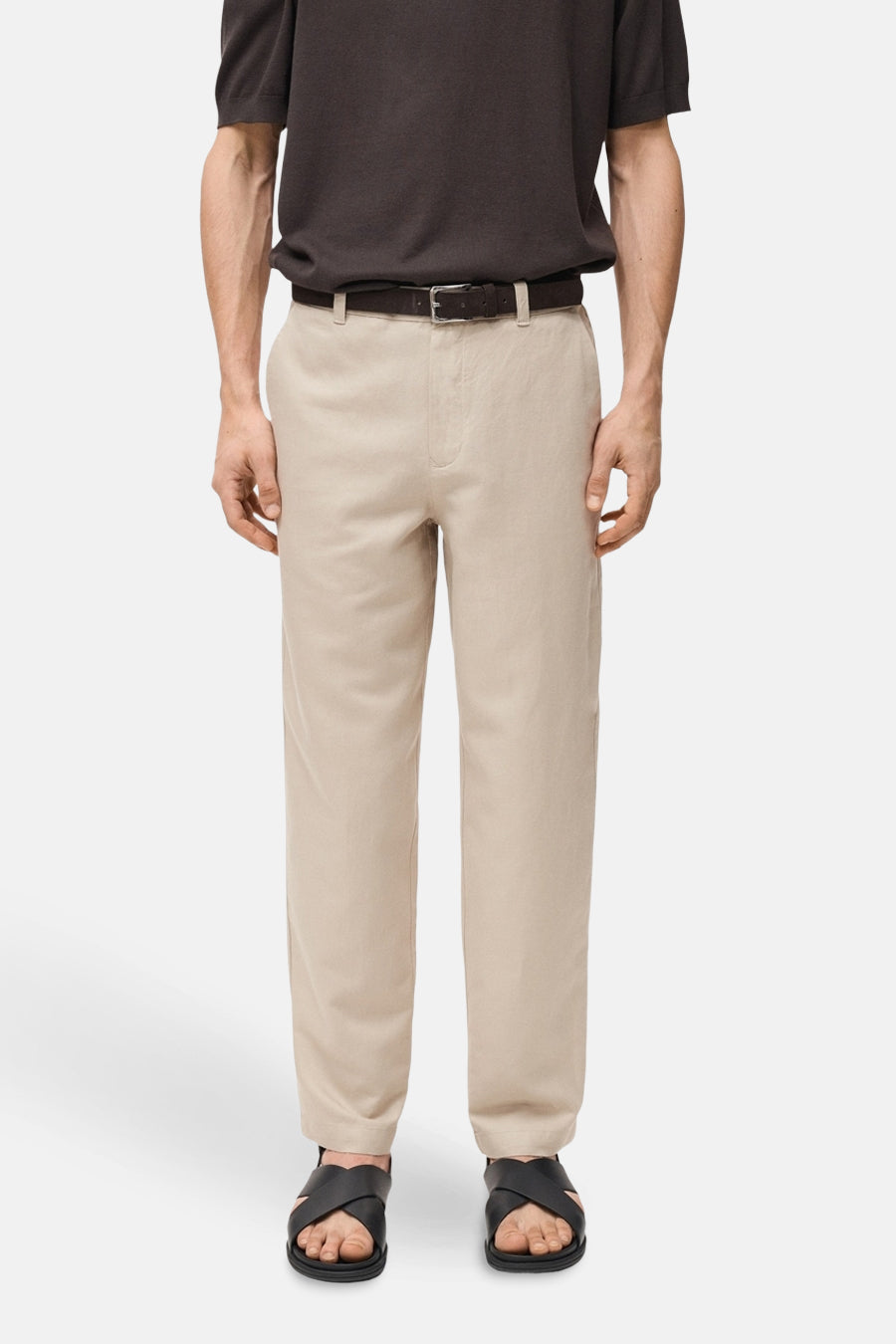 Broek - ecru - MANGO