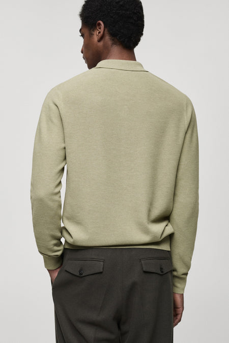 Trui met ronde hals Groen - Mango