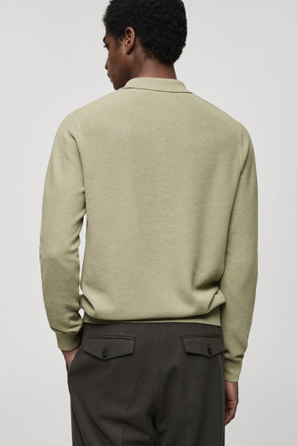 Pull met ronde hals - groen - MANGO