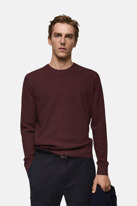 Trui met ronde hals Rood - Mango