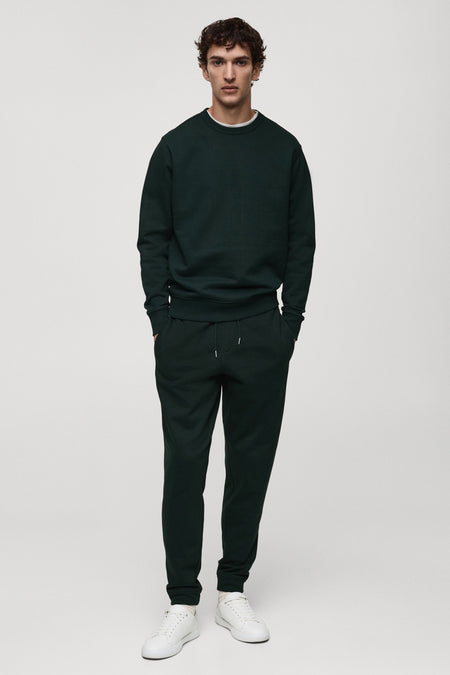 Sweater met ronde hals Groen - Mango