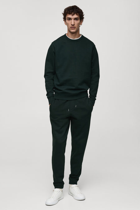 Sweater met ronde hals Groen - Mango