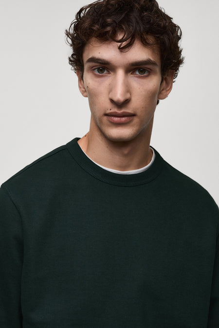 Sweater met ronde hals Groen - Mango