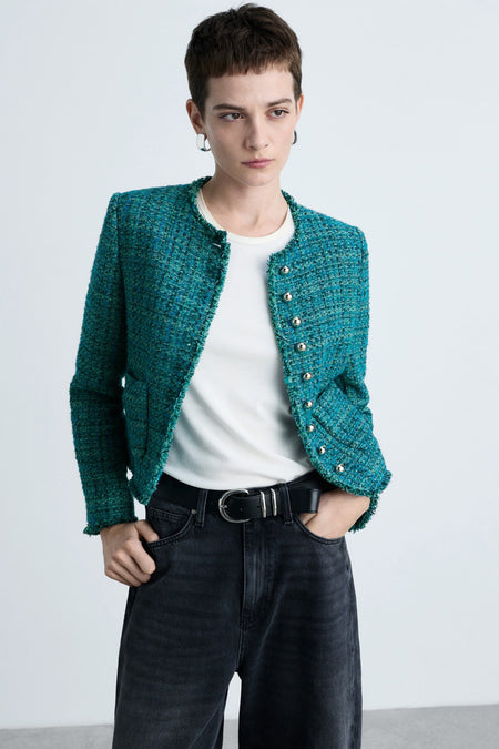 Blazer Blauw - Mango