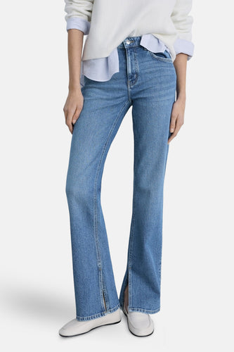 ELLE - mid blue denim - MANGO