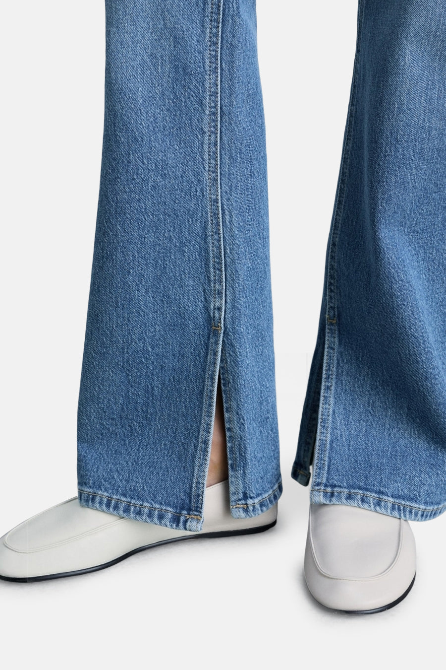 ELLE - mid blue denim - MANGO