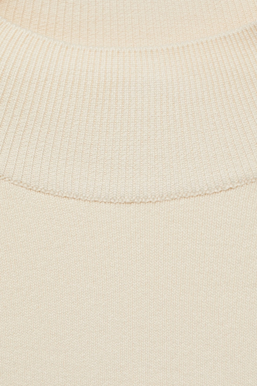 Pull met ronde hals - Ecru - MANGO