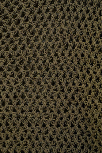 Olijfgroene gehaakte stof.