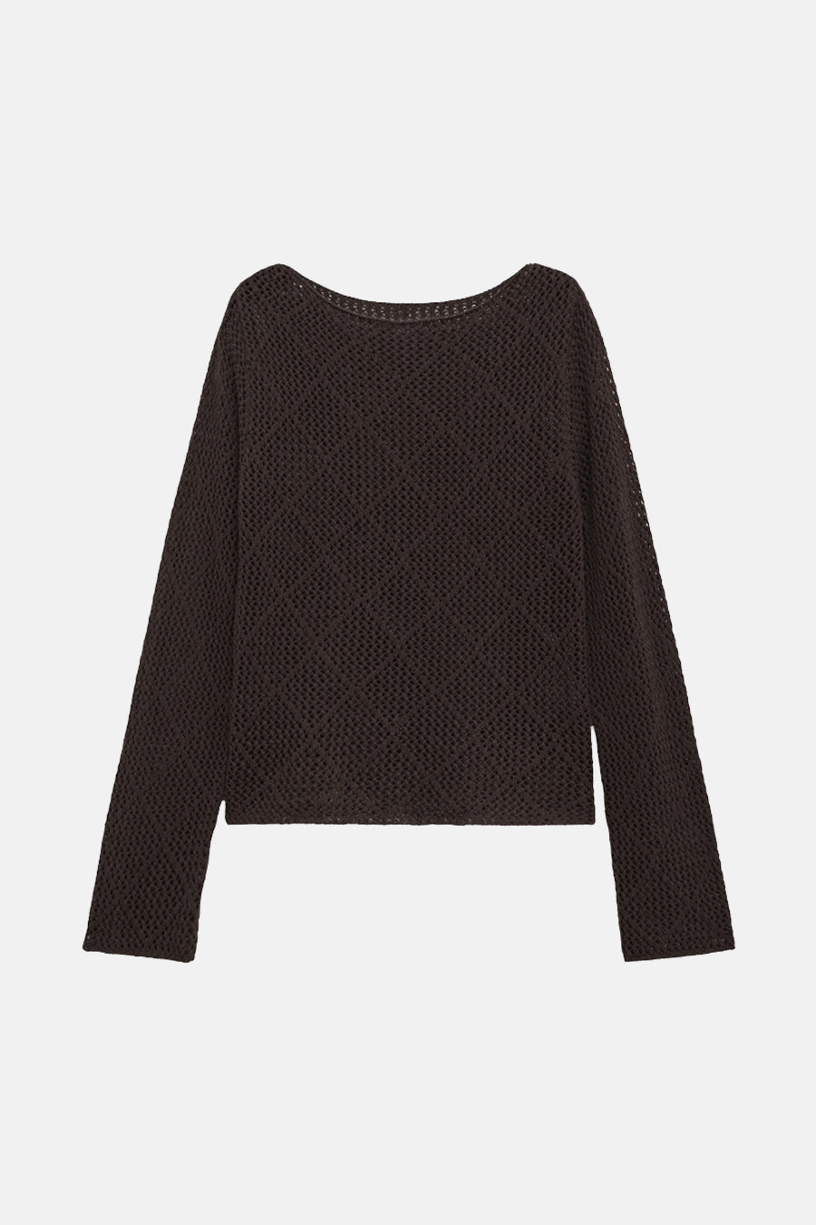 Pull met ronde hals - bruin - MANGO