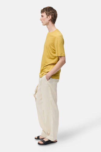 T-shirt met korte mouwen - geel - MANGO