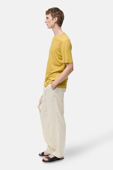 T-shirt met korte mouwen - geel