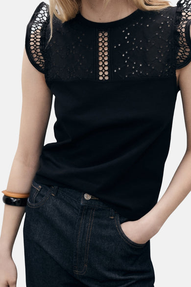 Top (sans manches) Noir - Mango