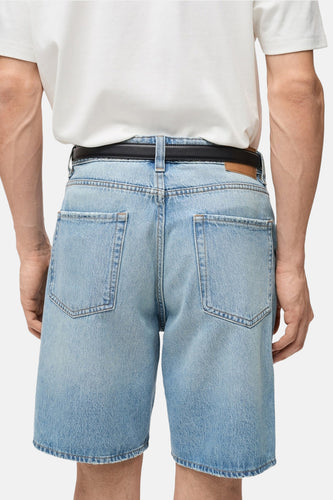 Short - light blue denim - MANGO