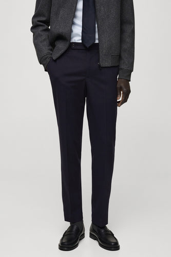 Kostuumbroek - Donkerblauw - MANGO