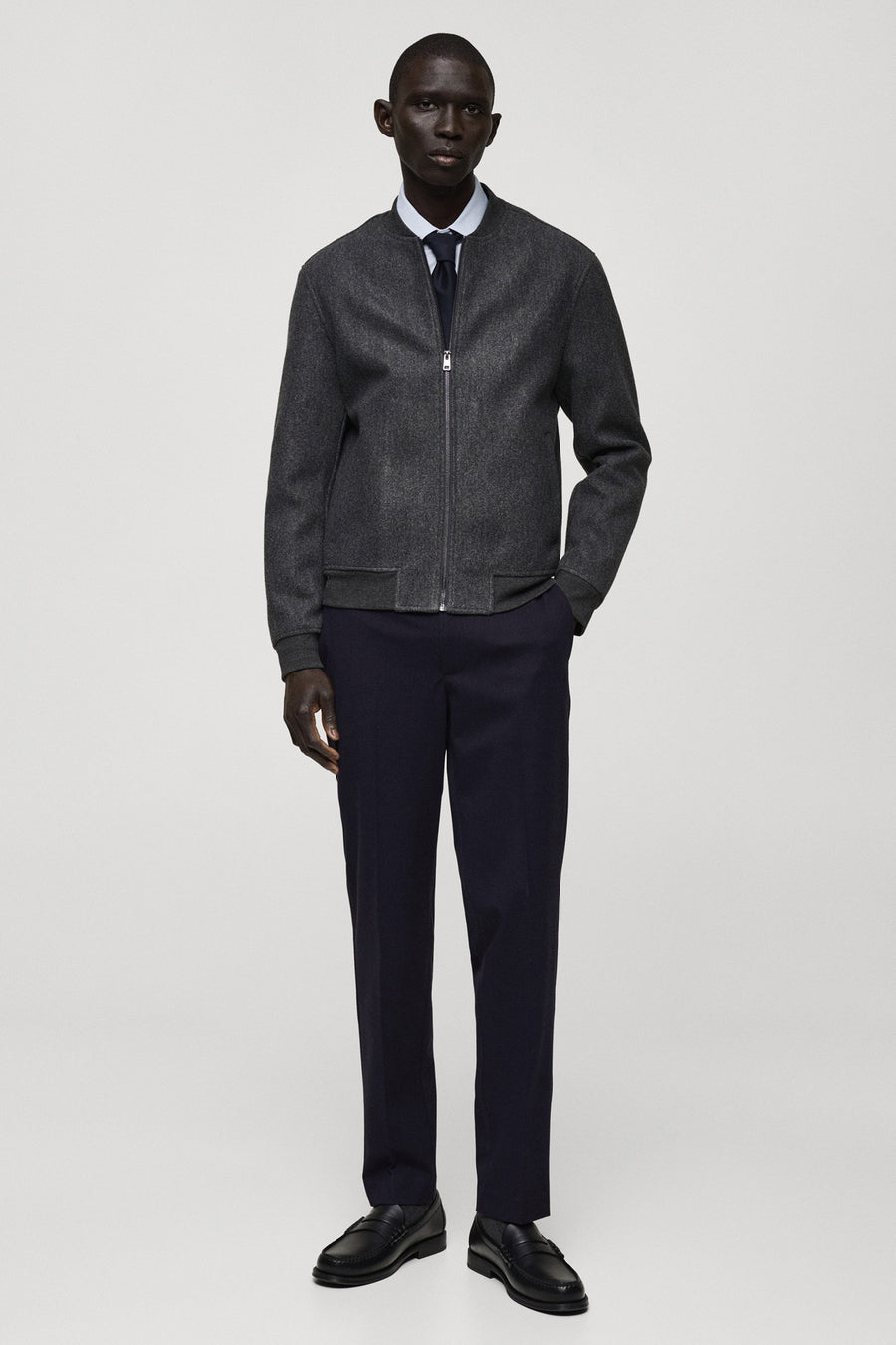 Kostuumbroek - Donkerblauw - MANGO