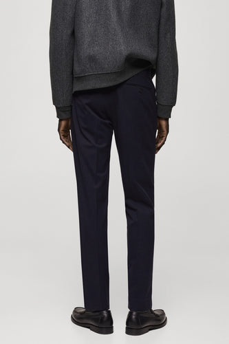 Kostuumbroek - Donkerblauw - MANGO