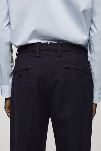 Kostuumbroek - Donkerblauw - MANGO