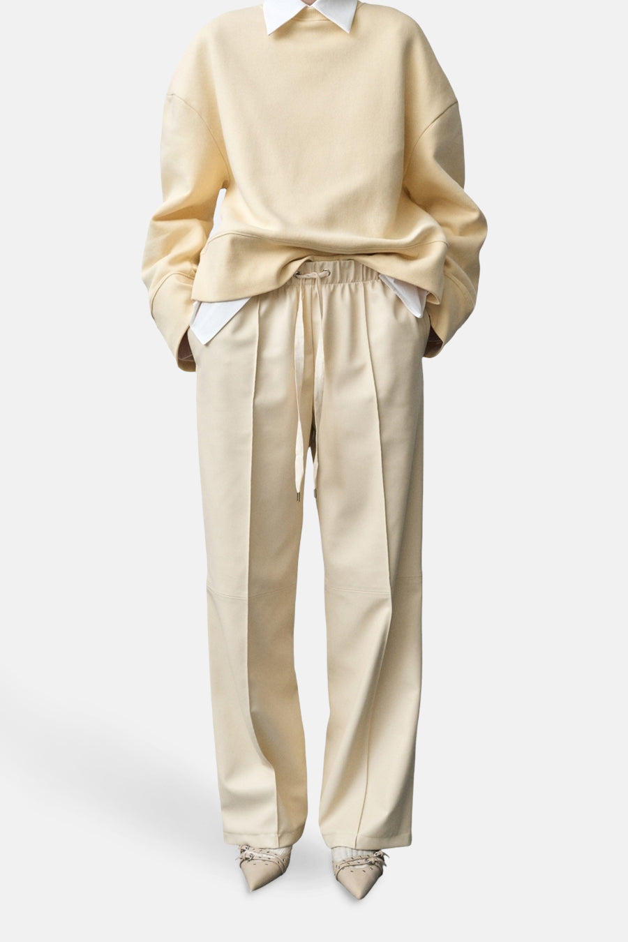 Broek - Beige - MANGO