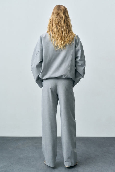Broek Grijs - Mango